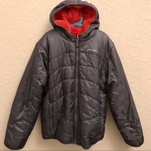 Eddie Bauer Boys Jacket Size L 14-16 Reversible